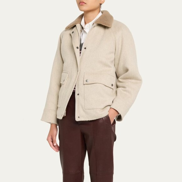 Brunello cucinelli Sheepskin insert jacket - Picture 1 of 11